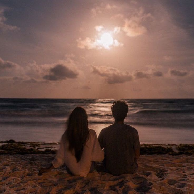 A couple sharing a quiet, meaningful moment